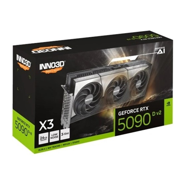 Видеокарта INNO3D GeForce RTX 5090 D V2 Midnight X3 24GB